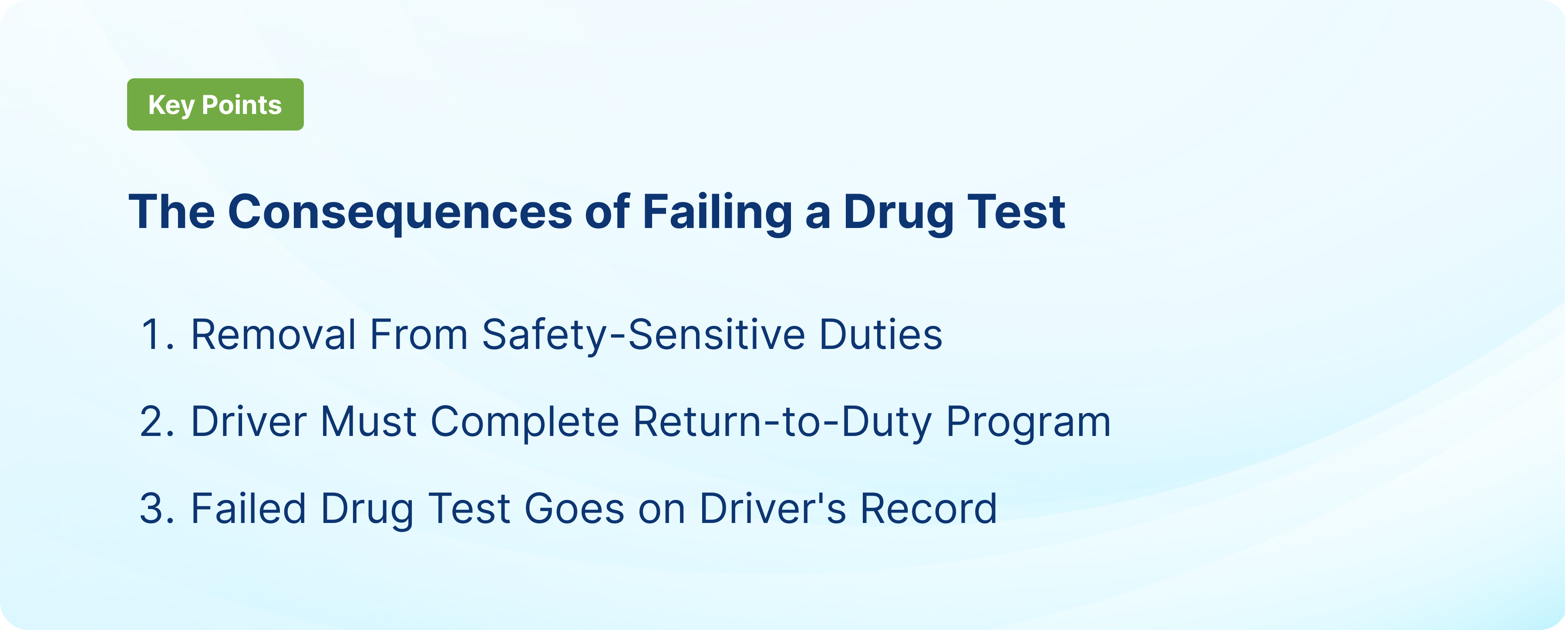 CDL Drug Test 1