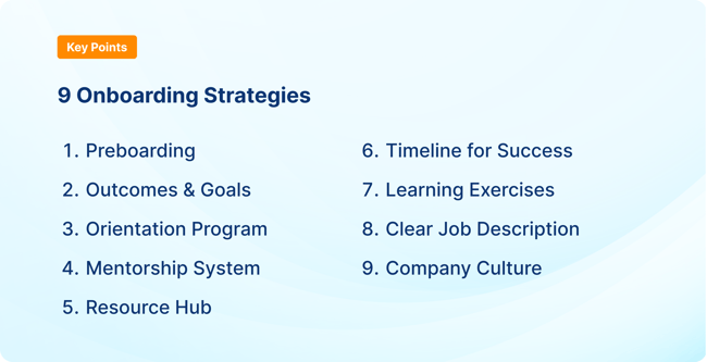 Effective Onboarding