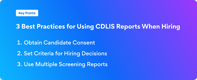 CDLIS Report 2