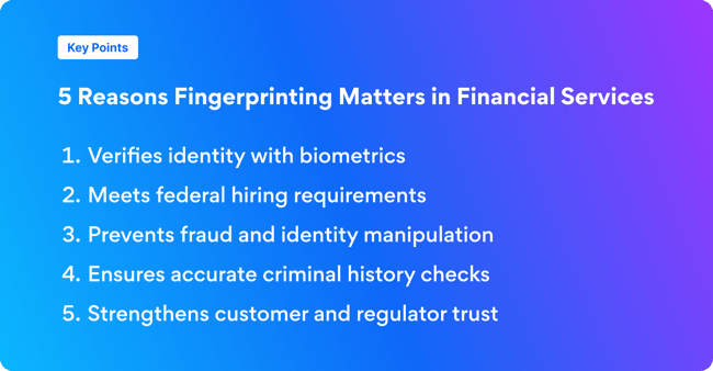 Fingerprinting Financial Services 1