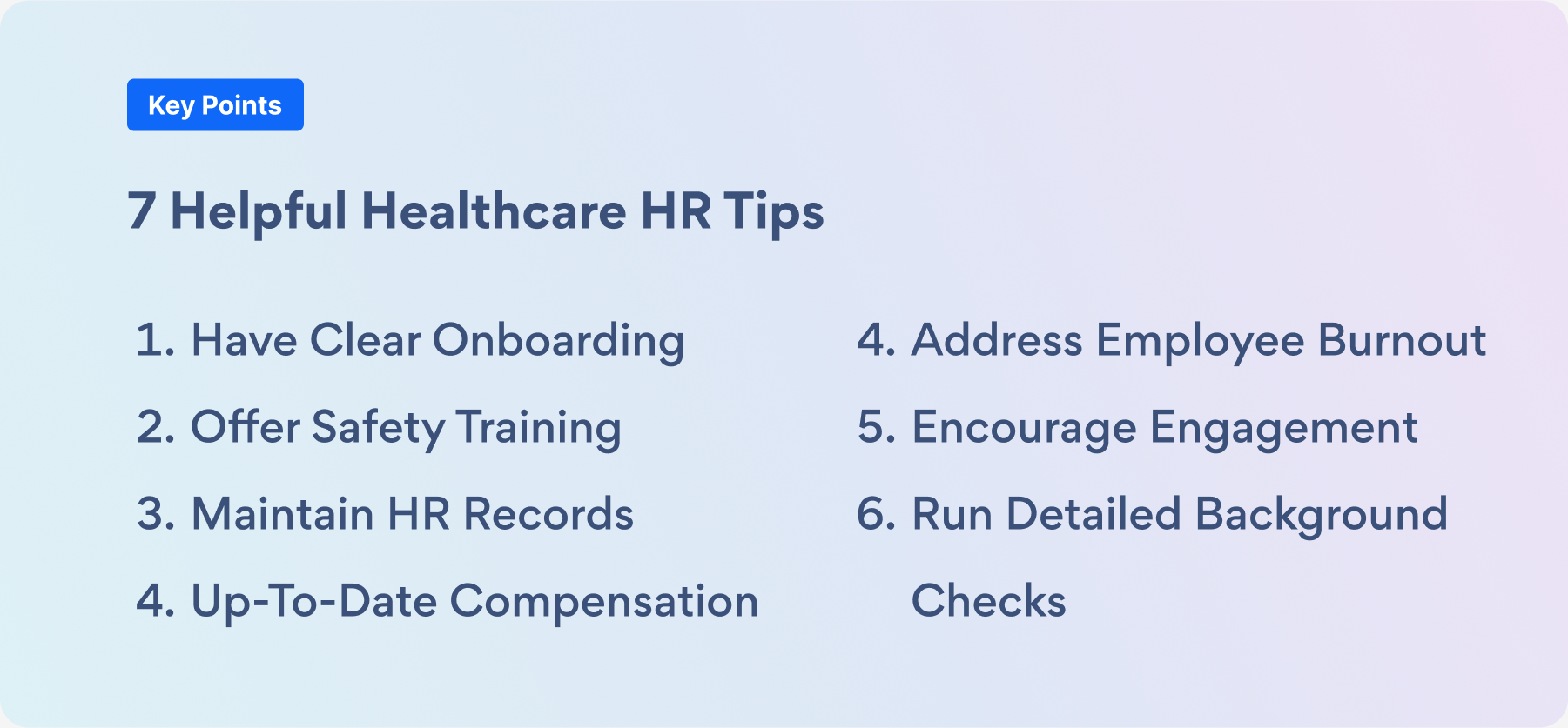 HR in Healthcare: 7 Helpful Tips