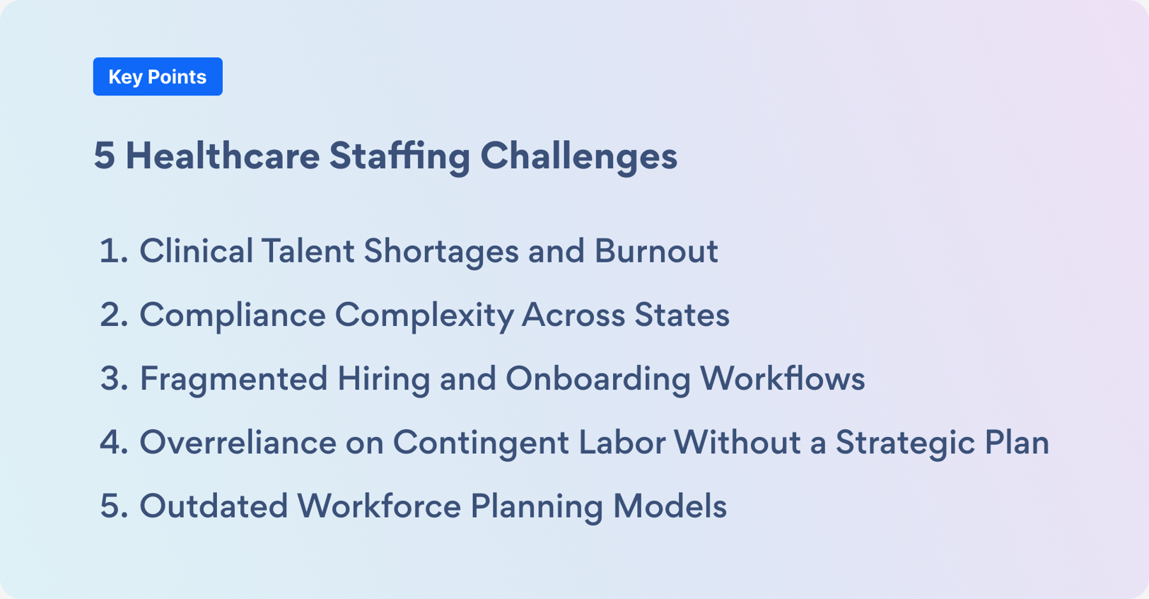 5 Healthcare Staffing Challenges and How to Overcome Them | Cisive