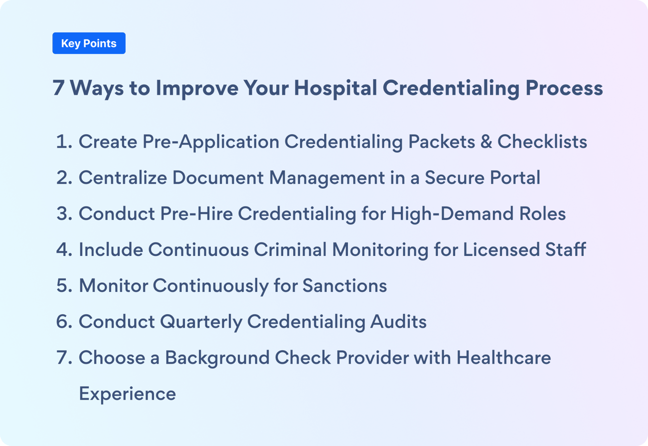 Manager's Guide to the Hospital Credentialing Process