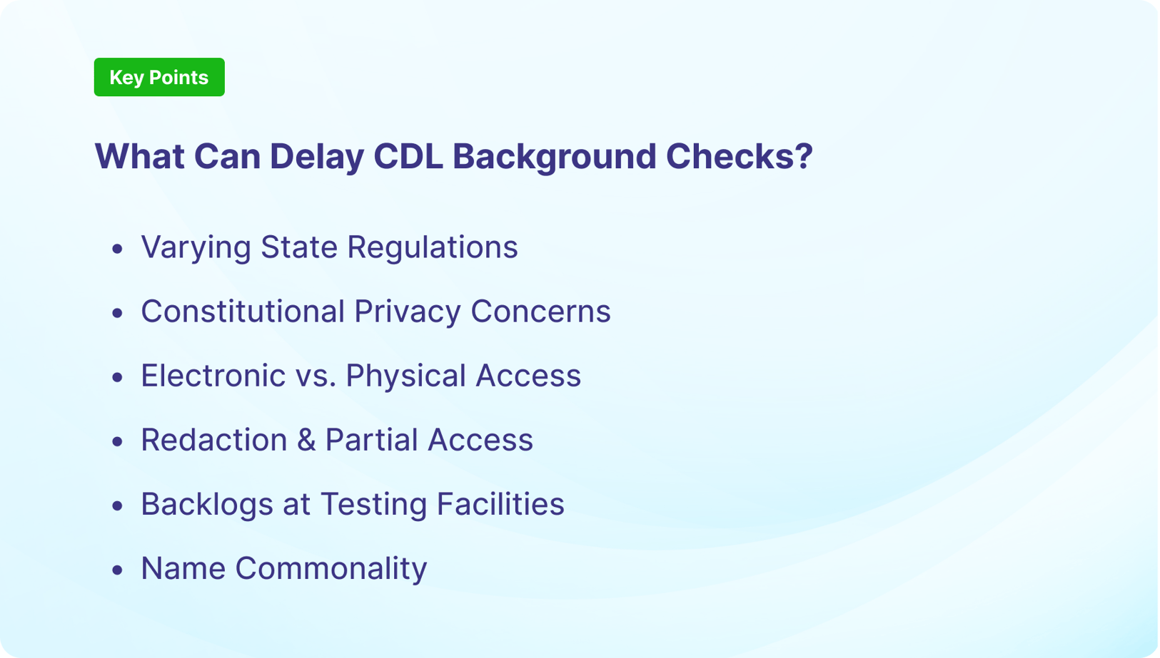 FAQ: How Long Does a CDL Background Check Take?