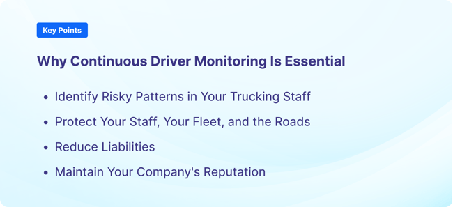 Ongoing Driver Monitoring 1