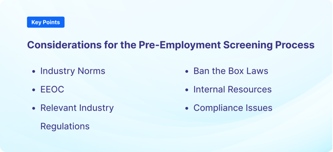 PreEmployment Screening 2