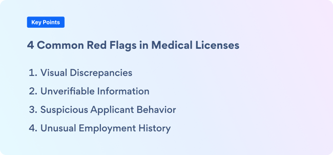 Spot Fake Medical License 1